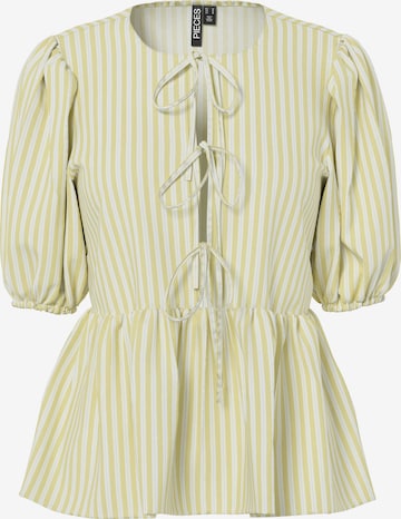 Bluză 'PCJolly' de la PIECES pe galben: față