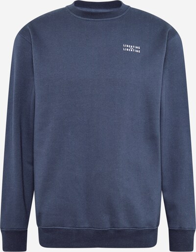 Libertine-Libertine Sweatshirt 'Society' in de kleur Duifblauw / Wit, Productweergave