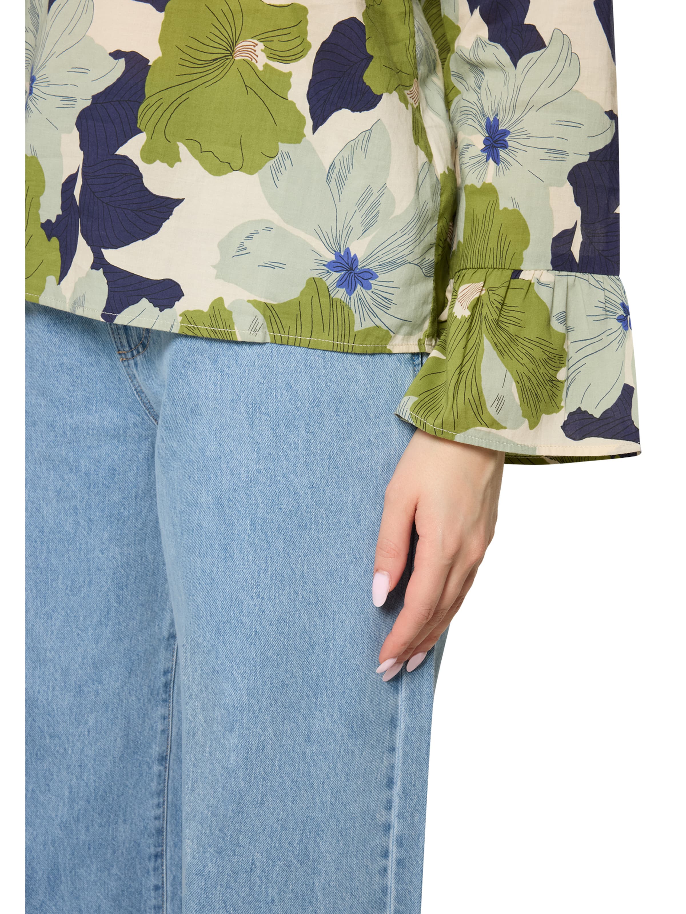 Cartoon Blouse in White