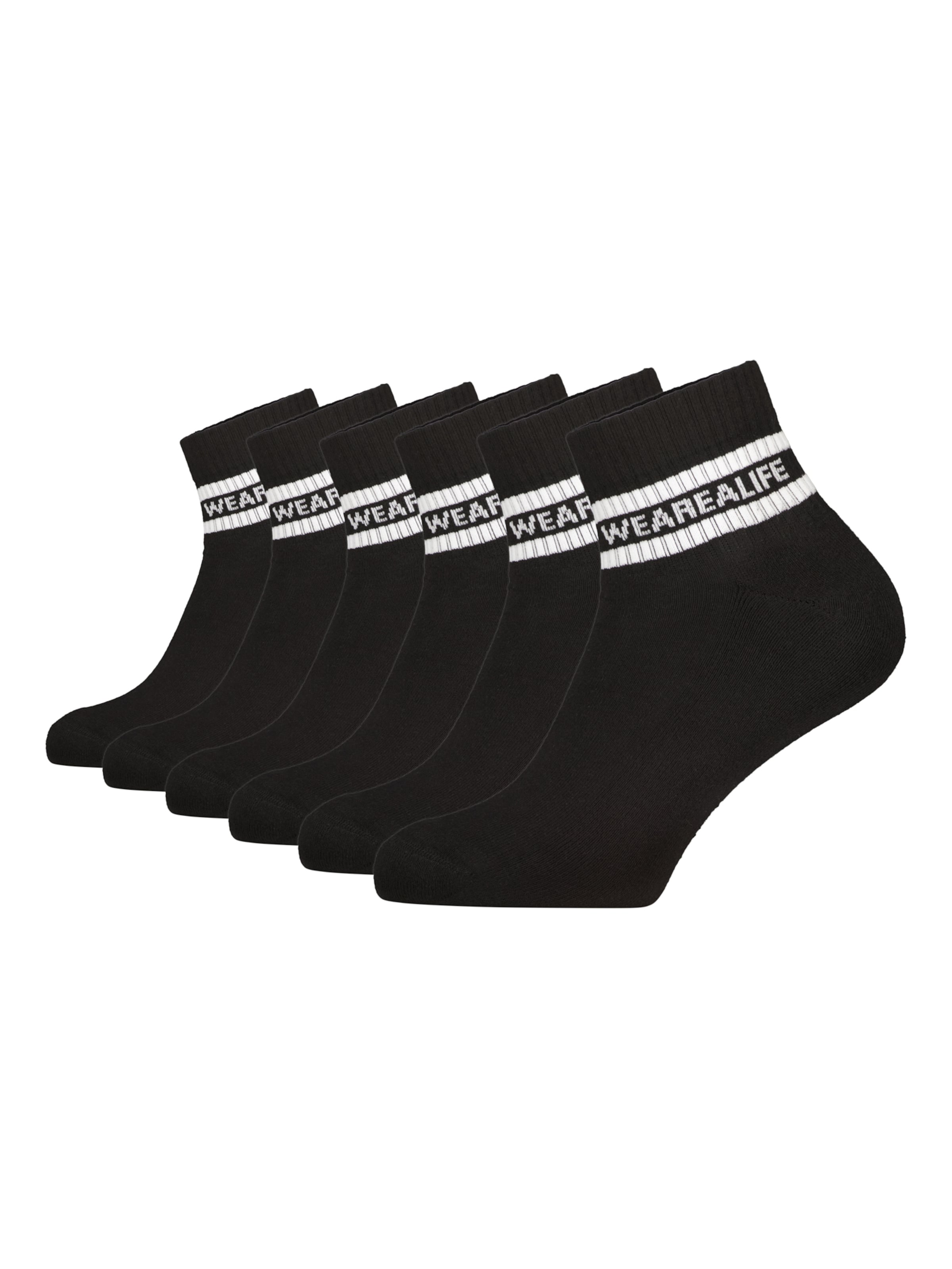 Alife and Kickin Socken 'RikaAK' in Schwarz: Vorderseite