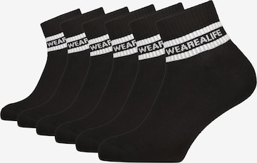 alife & kickin Socks 'RikaAK' in Black: front