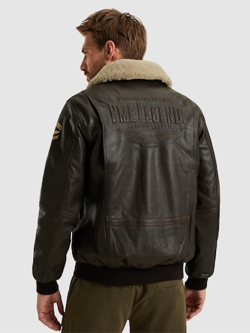 PME Legend - Chaqueta de entretiempo 'Iconic Hudson leather jacket' en marrón