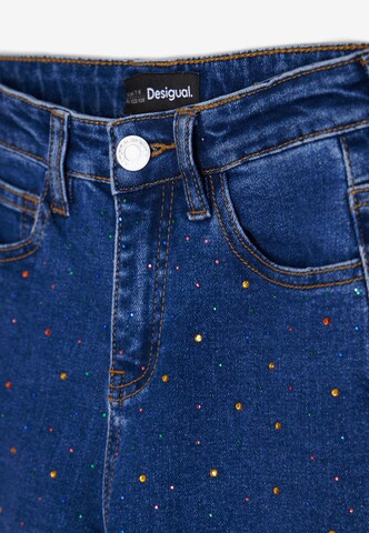 évasé Jean Desigual en bleu