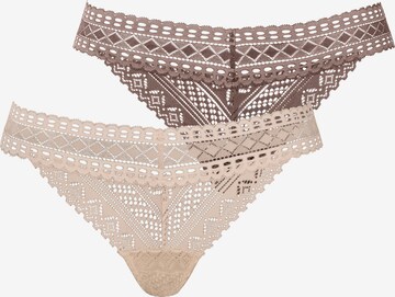 LASCANA String in Beige: predná strana