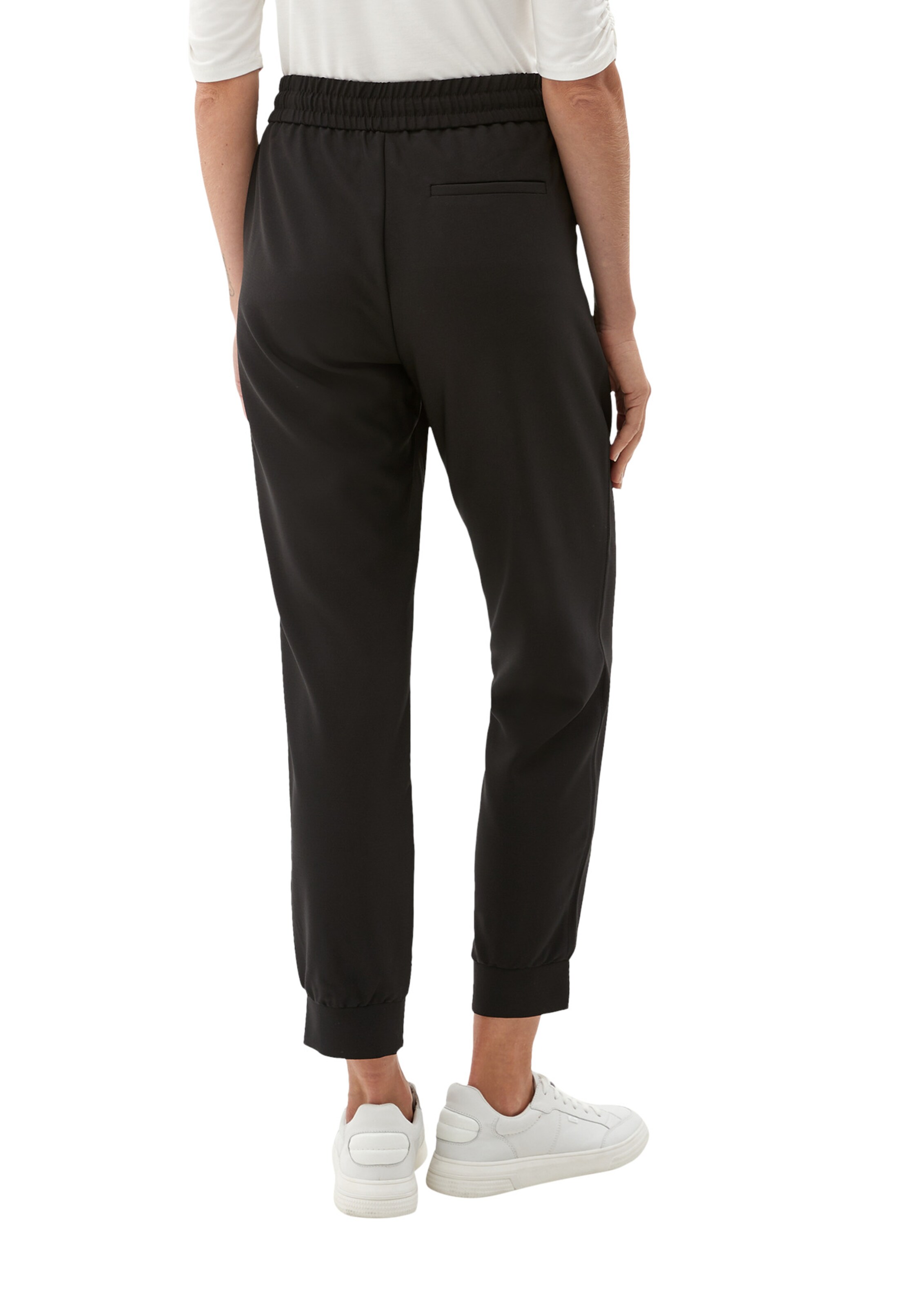 s.Oliver BLACK LABEL Regular Broek in Zwart