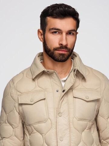 Veste mi-saison Ombre en beige
