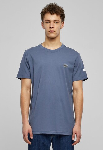 T-Shirt 'Essential' Starter Black Label en bleu : devant