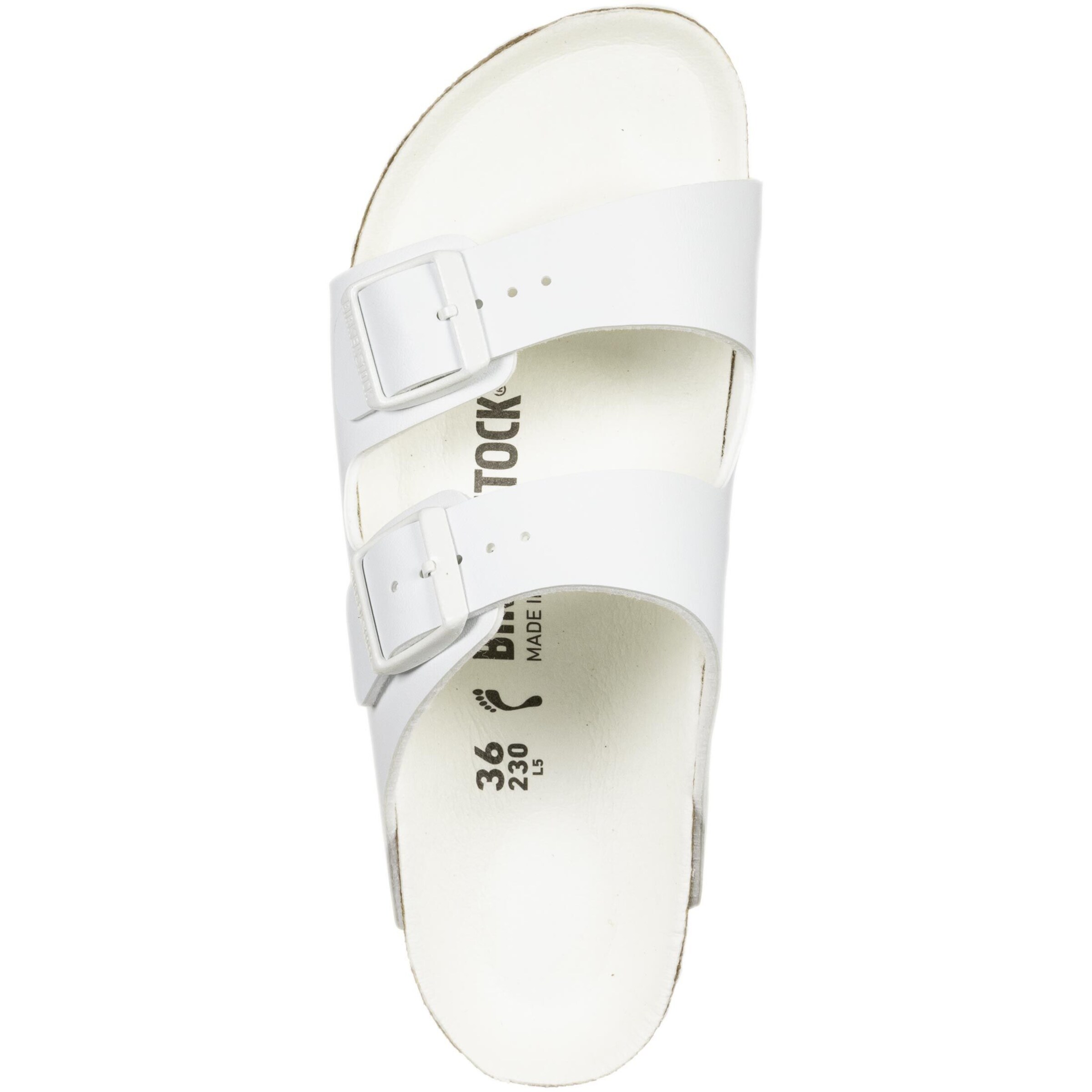 BIRKENSTOCK Pantofle 'Arizona' – bílá