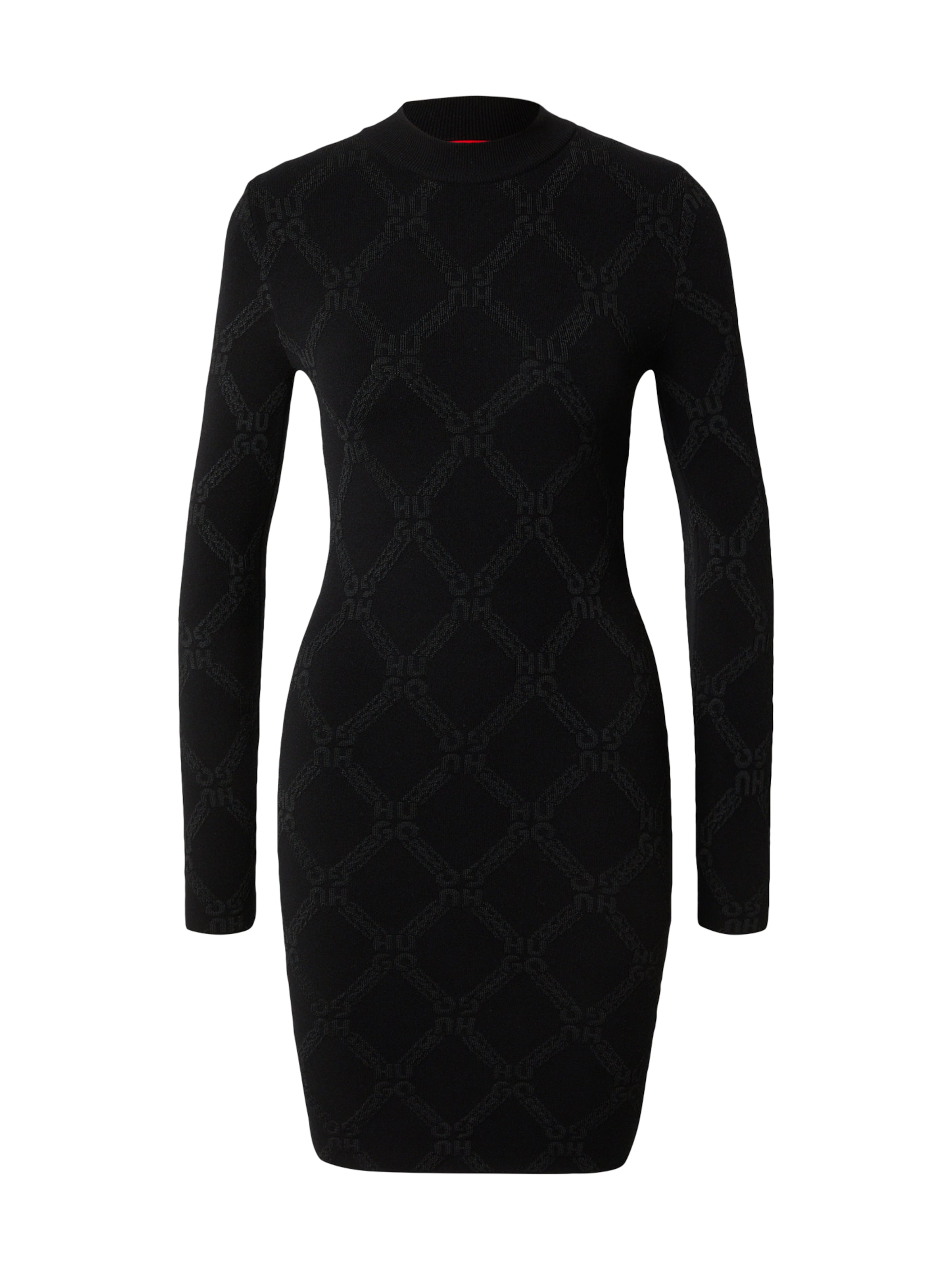 HUGO Knitted dress 'Slipsse' in Blue: front