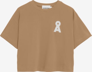 T-shirt 'Albertaraa' ARMEDANGELS en beige : devant