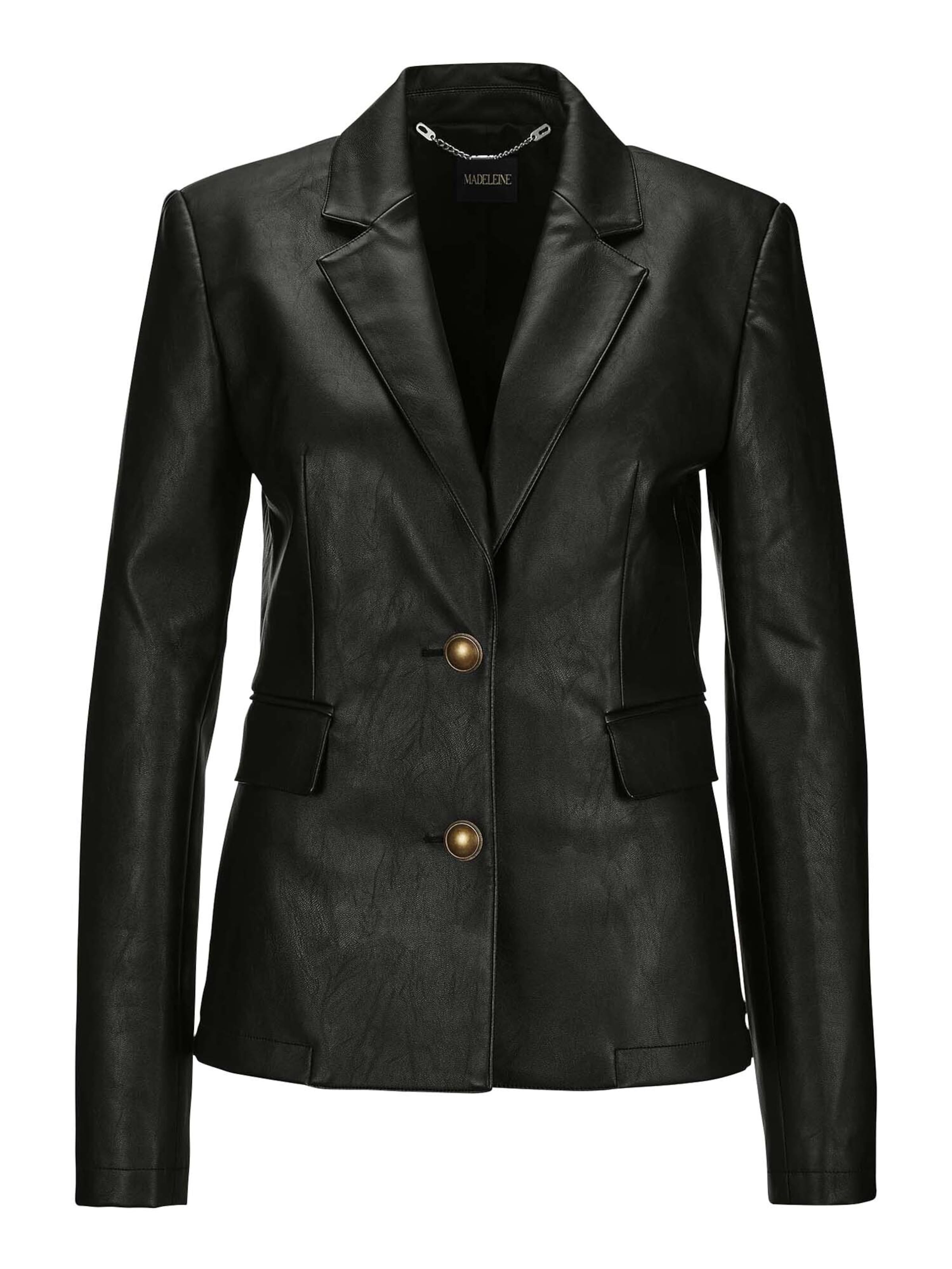 MADELEINE Blazer in Schwarz: Vorderseite