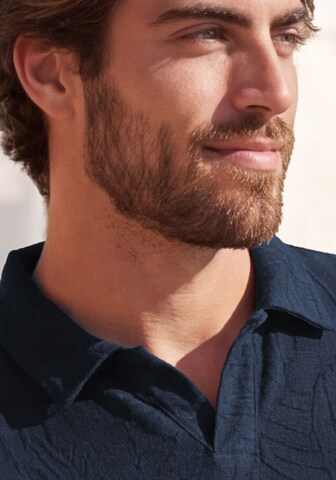BEACH TIME Shirt in Blue