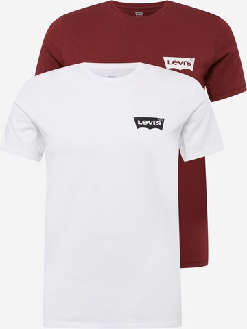 T-Shirt 'Crewneck Graphic' LEVI'S ® en rouge : devant