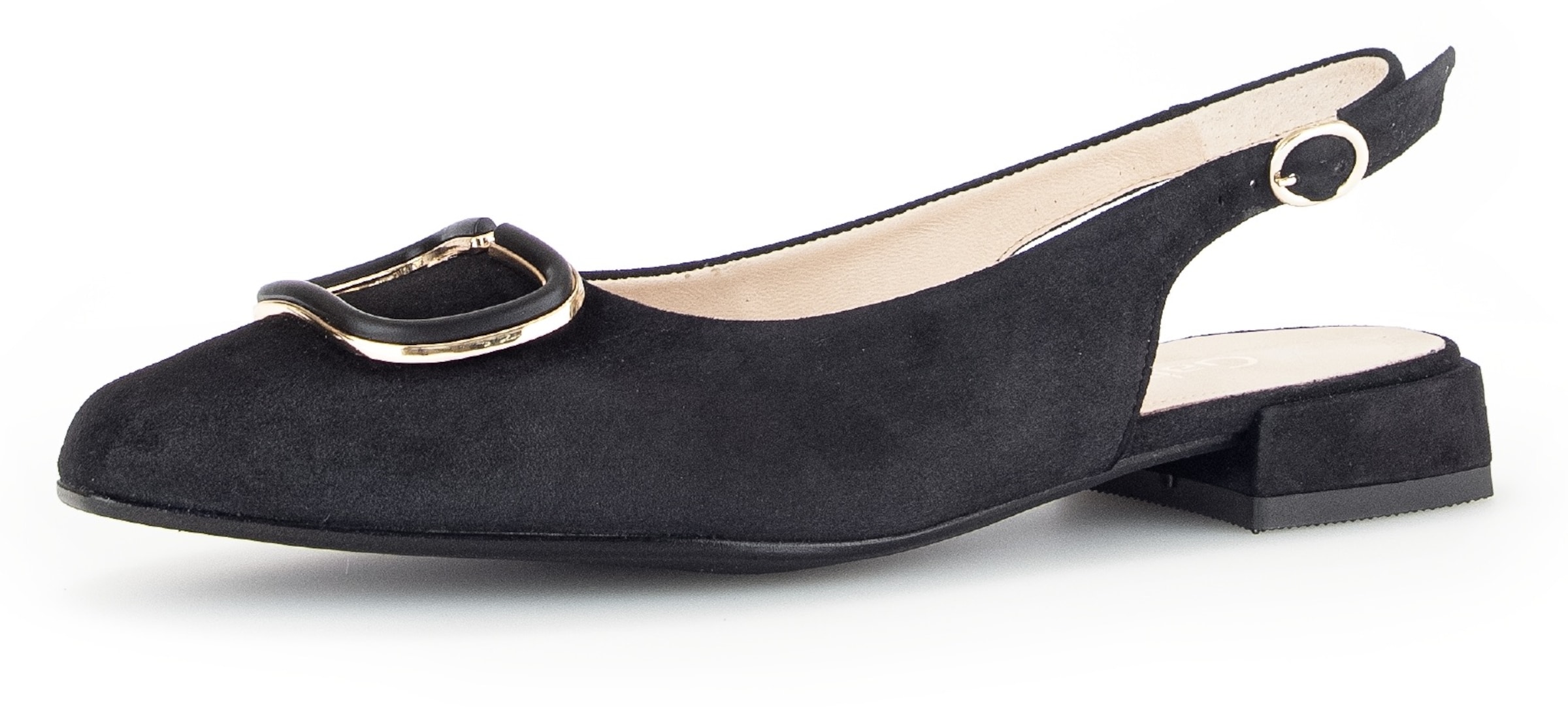 Ballerines à lanières GABOR en noir : devant