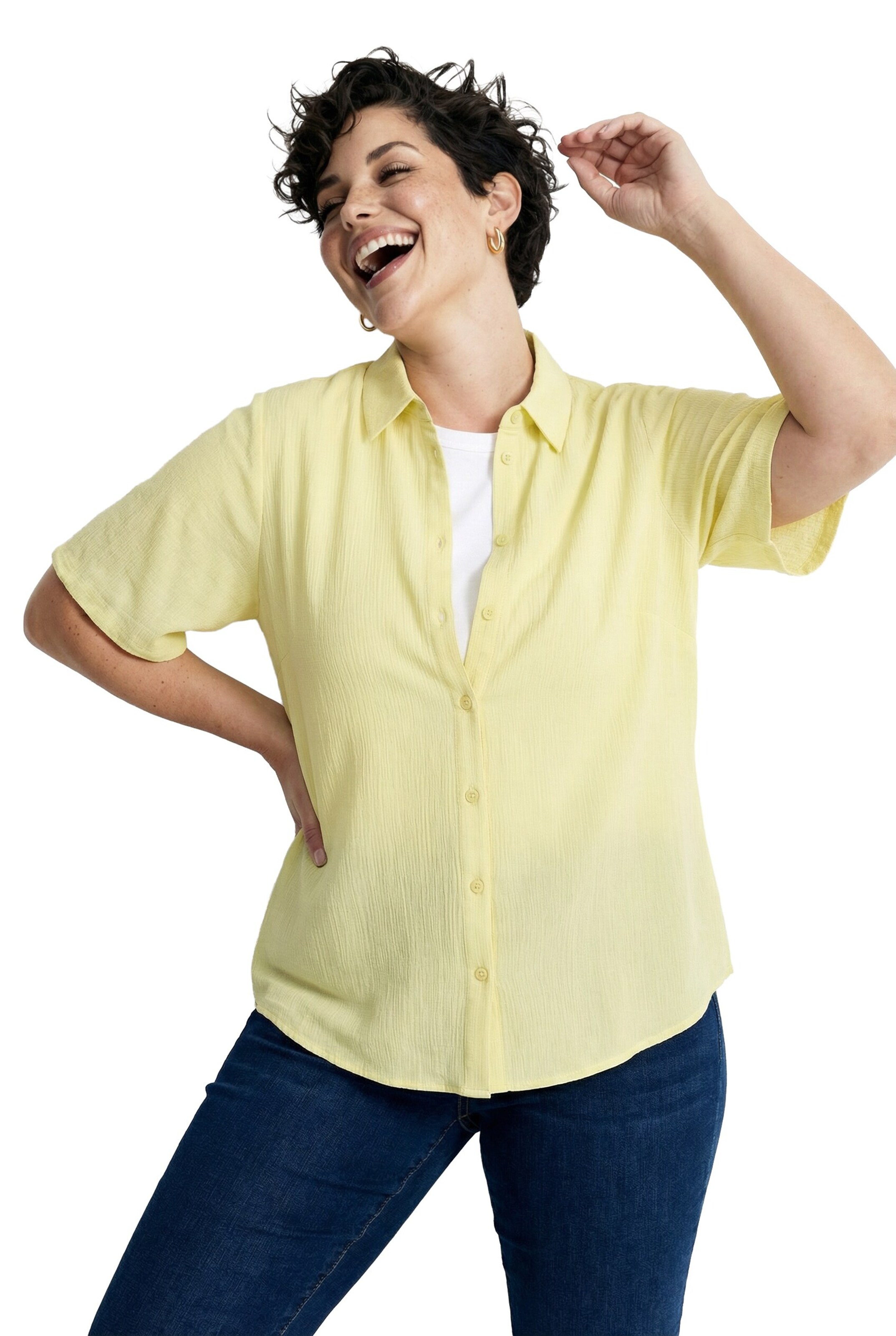 Ulla Popken Blouse in Yellow