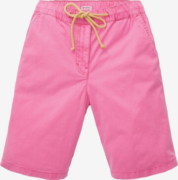 TOM TAILOR Regular Shorts in Pink: predná strana