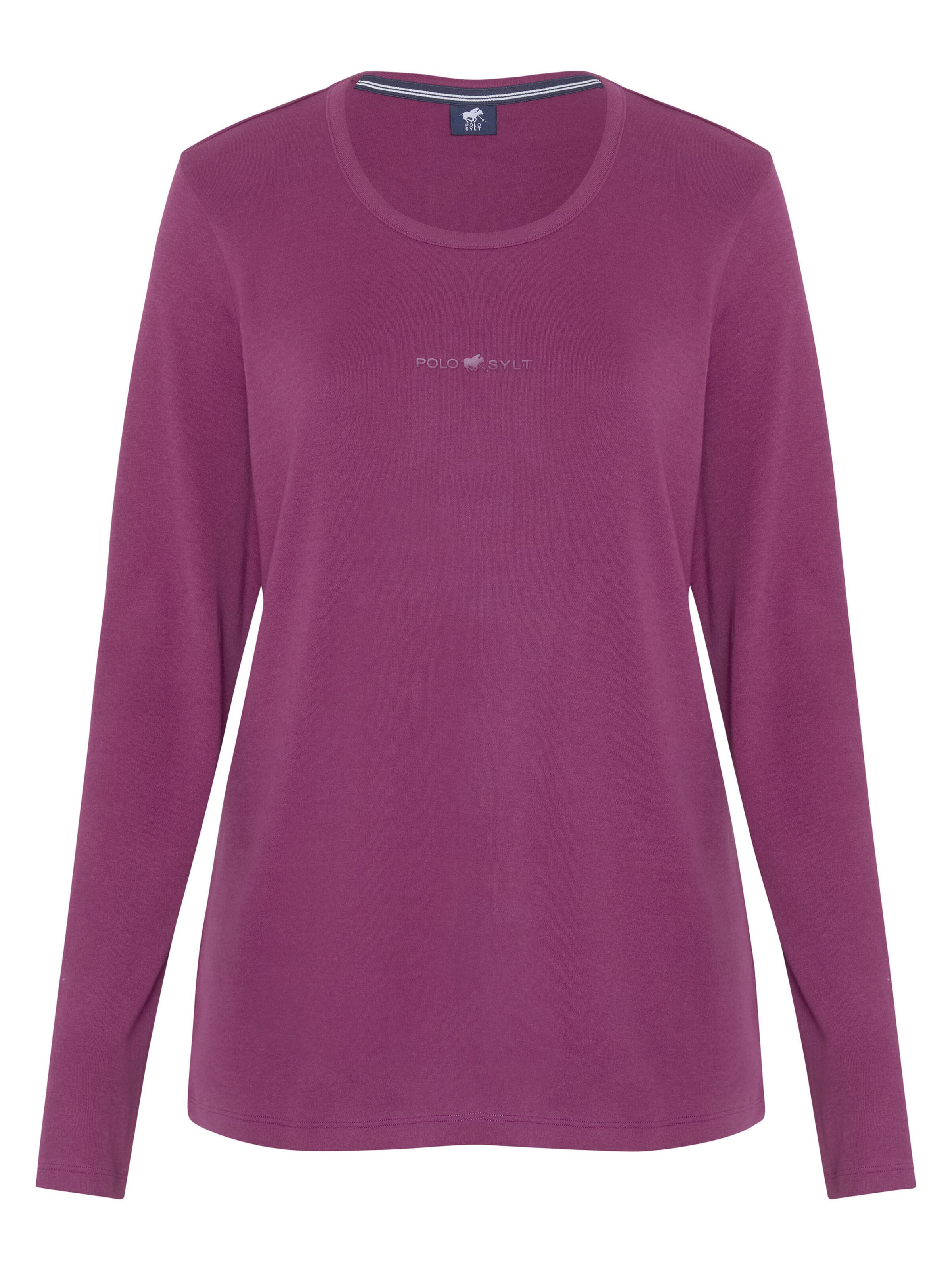 Polo Sylt Shirt in Lila: Vorderseite
