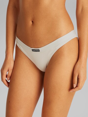 Calvin Klein Swimwear Bikini bottom in Beige: front