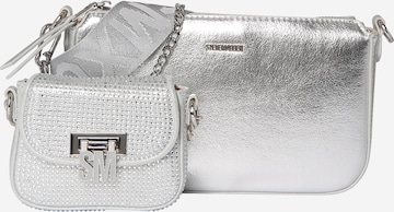 Sac à bandoulière 'Bnaim-R' STEVE MADDEN en argent : devant