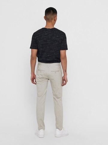 Only & Sons Liibuv Chino-püksid 'Mark', värv beež