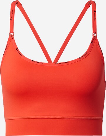 Champion Authentic Athletic Apparel Bralette Sports Bra in Red: front