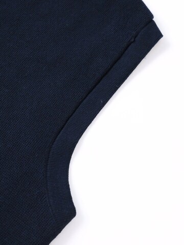 ALLTHEMEN Gebreid vest 'Luftmasche' in Blauw