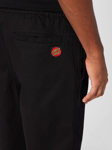 Wide leg Jeans 'Local' de la Santa Cruz pe negru