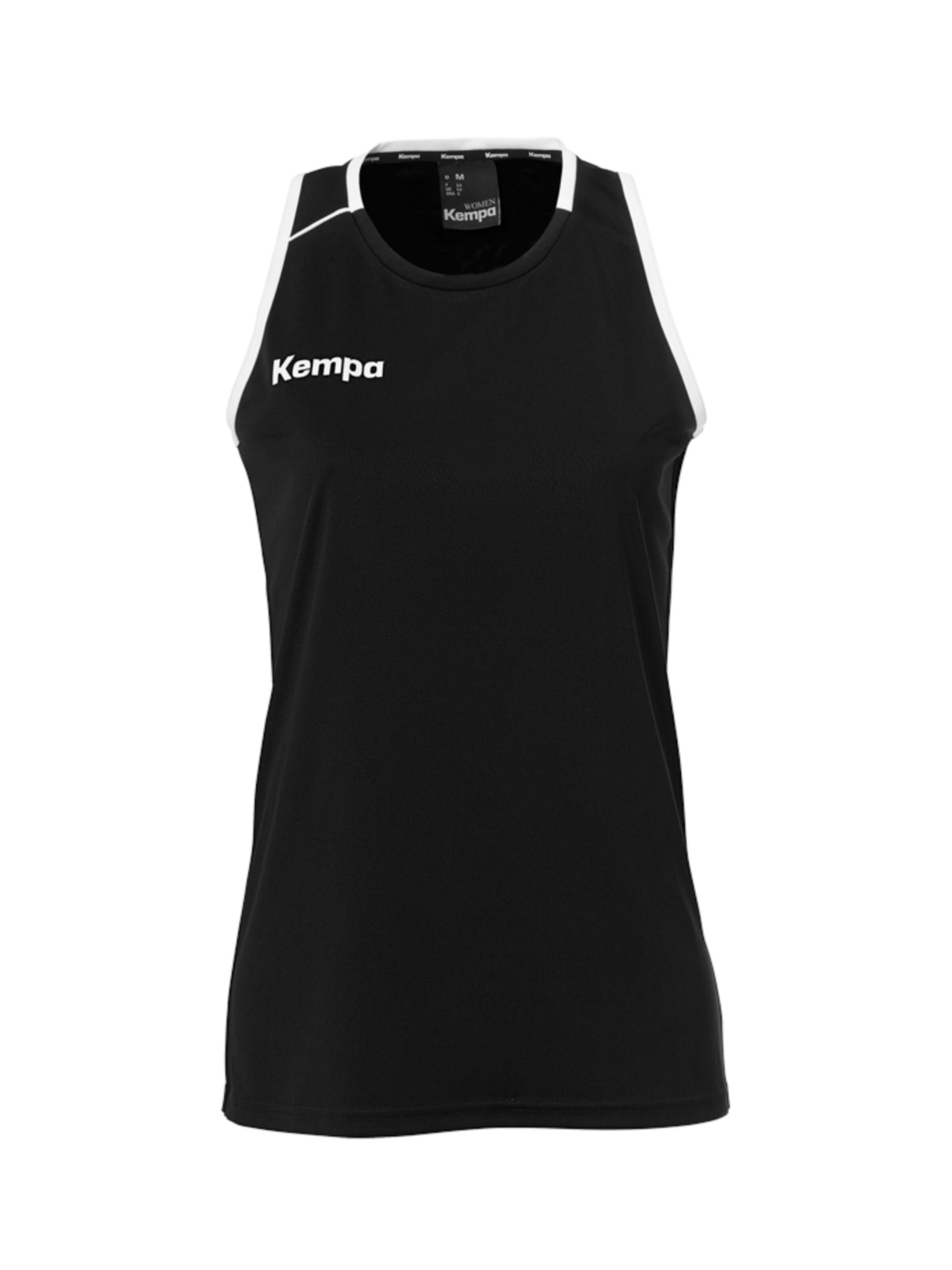 KEMPA Sporttop in Schwarz: Vorderseite