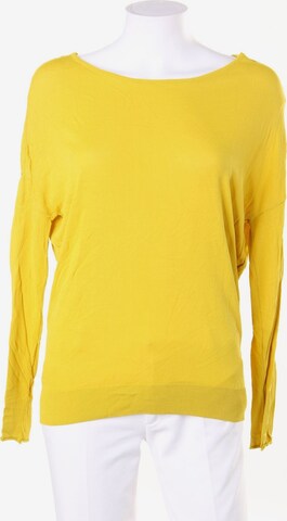 YAYA Sweater & Cardigan in XS in Yellow: front