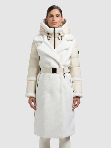 Manteau d’hiver 'Kalmia' khujo en blanc : devant