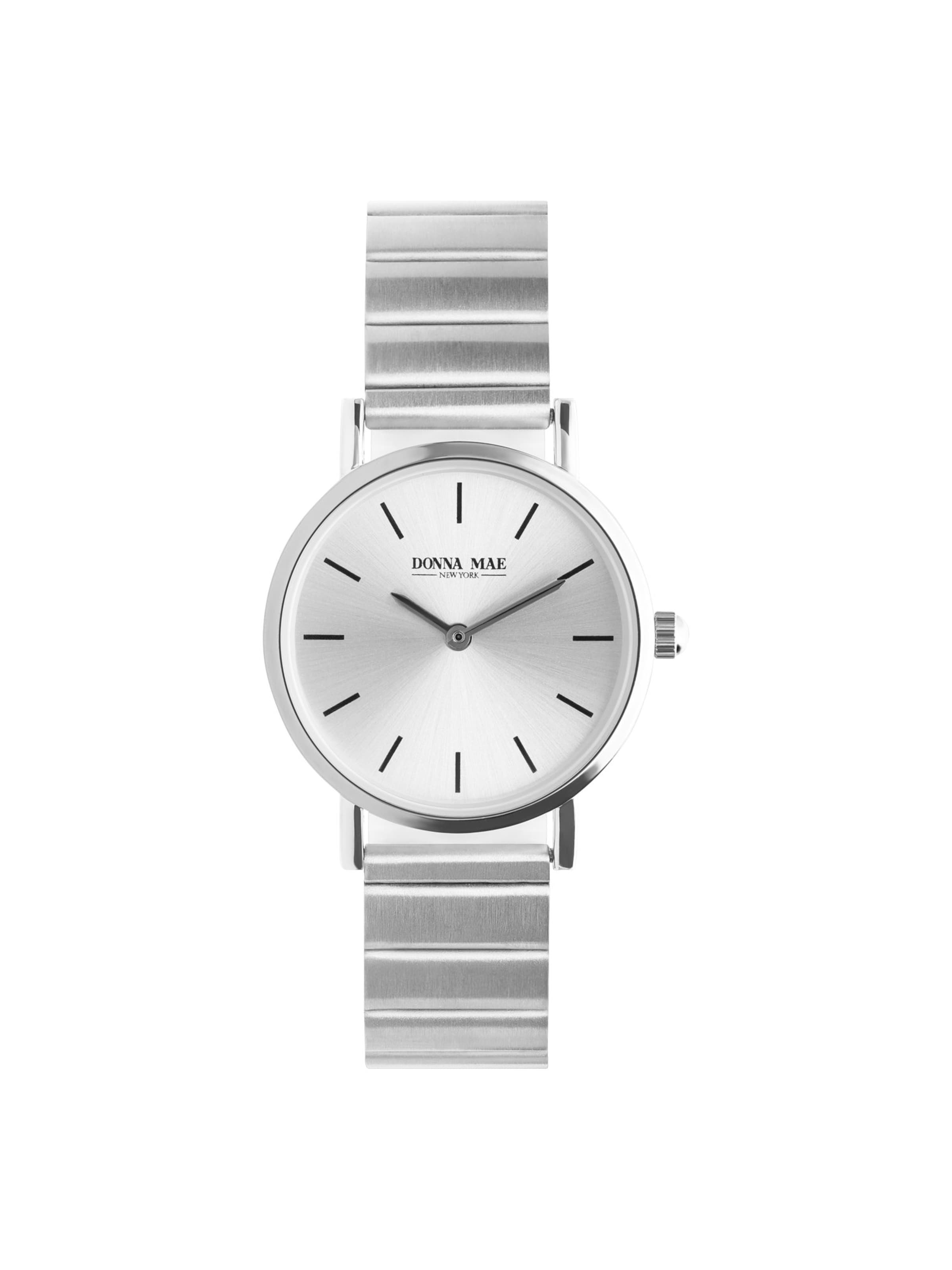 Lucardi Analog Watch in Silver: front