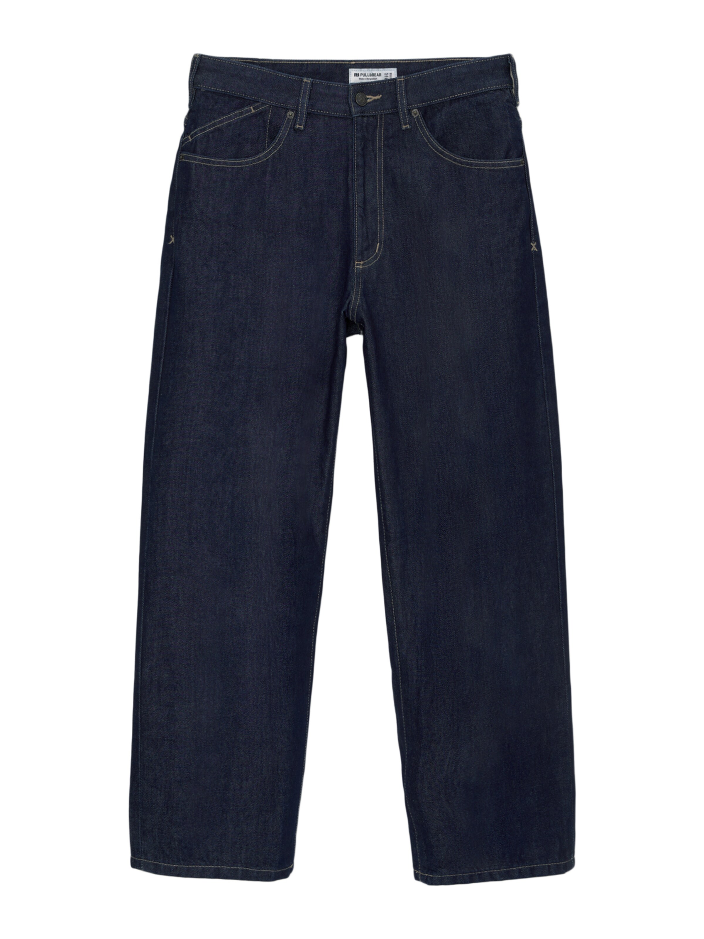 Pull&Bear Baggy Džíny – modrá: přední strana