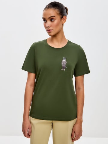 CAT by Maniita Lacitta Shirt in Groen: voorkant