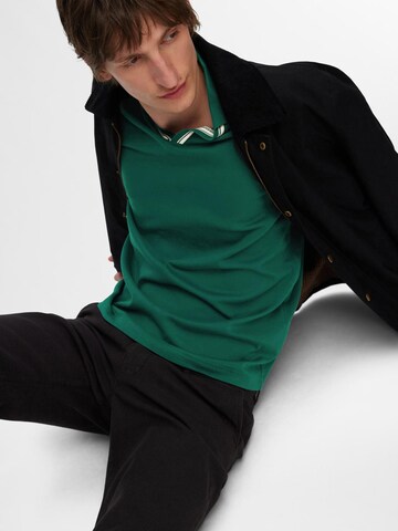 SELECTED HOMME - Camisa 'SLHPEPIN' em verde