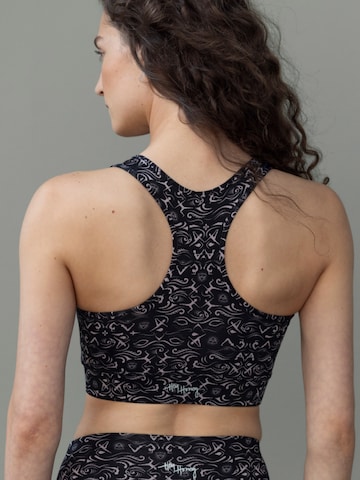 Hey Honey - Bustier Sujetador deportivo 'Racerback' en gris