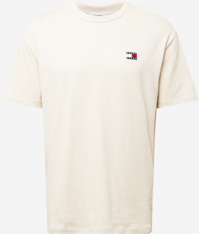 Tommy Jeans T-Shirt in hellbeige / dunkelblau / rot / weiß, Produktansicht
