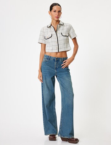 Koton Bluse in Weiß