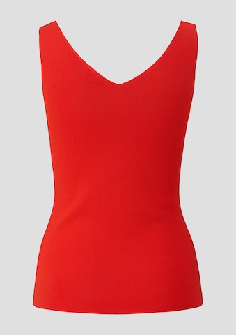 s.Oliver BLACK LABEL Sticktop in Rot: Rückseite