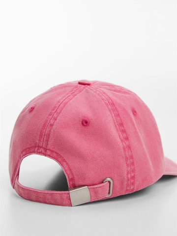 Cappello da baseball di MANGO in rosa