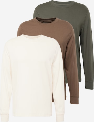 Abercrombie & Fitch Bluser & t-shirts 'ESSENTIAL' i beige: forside