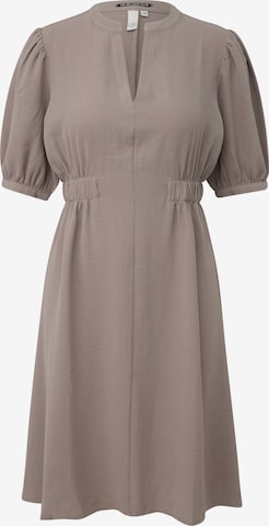 Robe QS en marron : devant