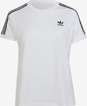 ADIDAS ORIGINALS Shirts 'Adicolor Classics 3-Stripes ' i hvid: forside