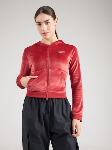 Hanorac de la Nike Sportswear pe roșu: față