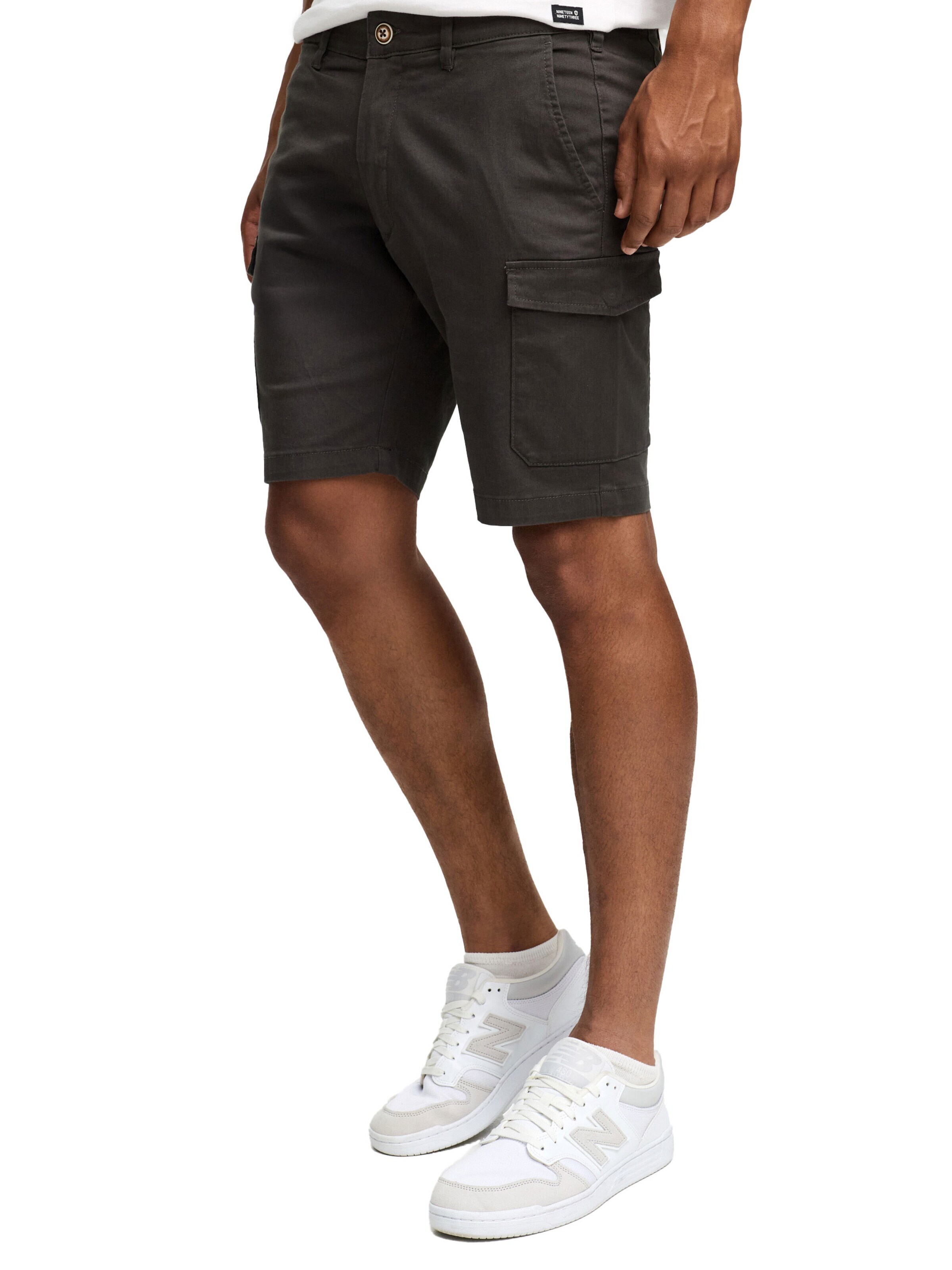 INDICODE Regular Cargo Pants 'Indicode Laulax' in Grey