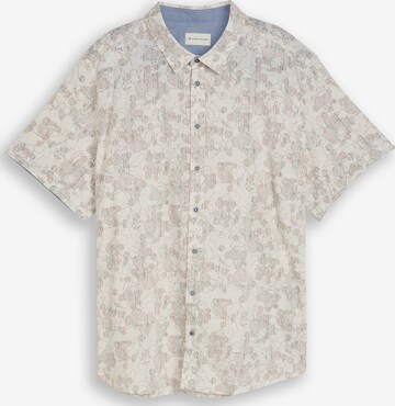 TOM TAILOR Men + Regular fit Overhemd in Beige: voorkant