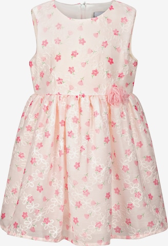 happy girls Dress in Pink: front