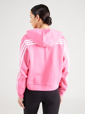 ADIDAS SPORTSWEAR Athletic Zip-Up Hoodie in Pink