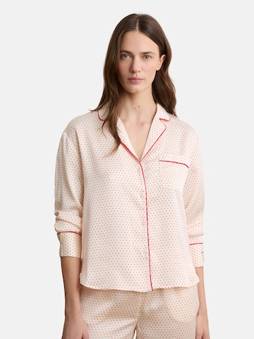 Camicia da notte 'Love Air' di ETAM in beige: frontale