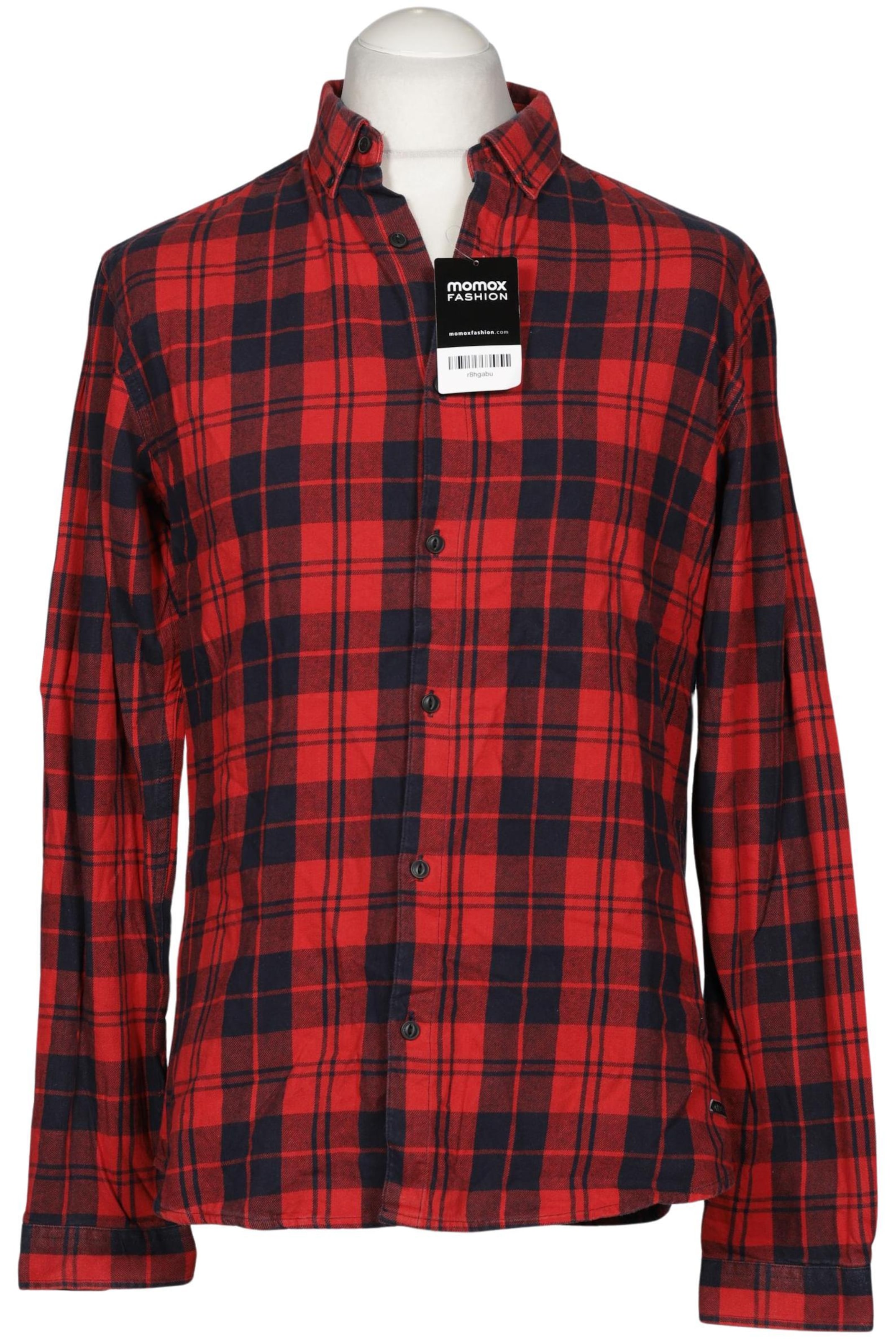 Only & Sons Button Up Shirt in L in Red: front