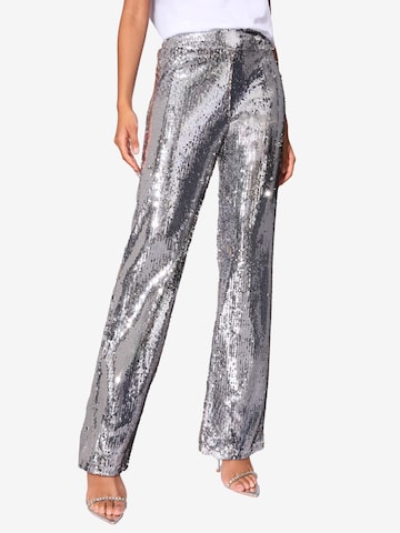 sidabrinė Lipsy Plačios klešnės Kelnės: priekis